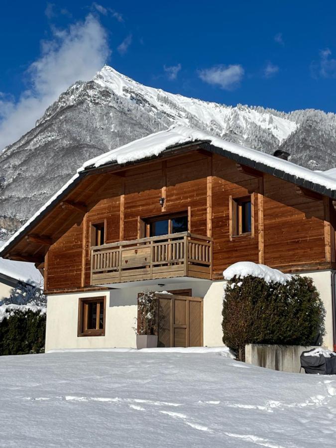 Gite Balneo Au Coeur Des Alpes Taninges Exterior foto