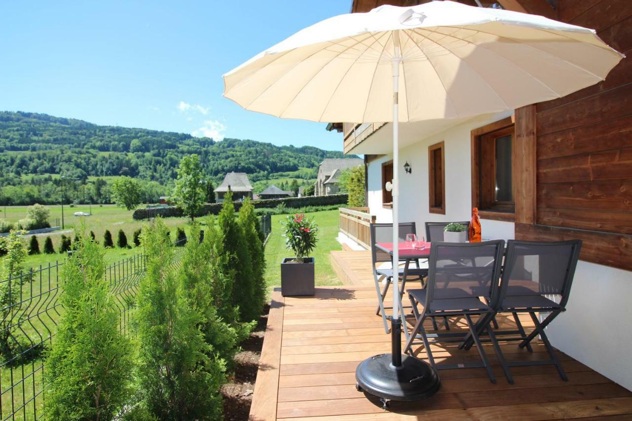 Gite Balneo Au Coeur Des Alpes Taninges Exterior foto